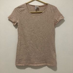 Beige simple t shirt